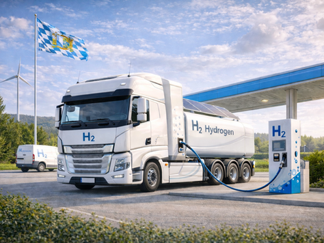 Neue Förderung für H2-Nutzfahrzeuge in Bayern gestartet