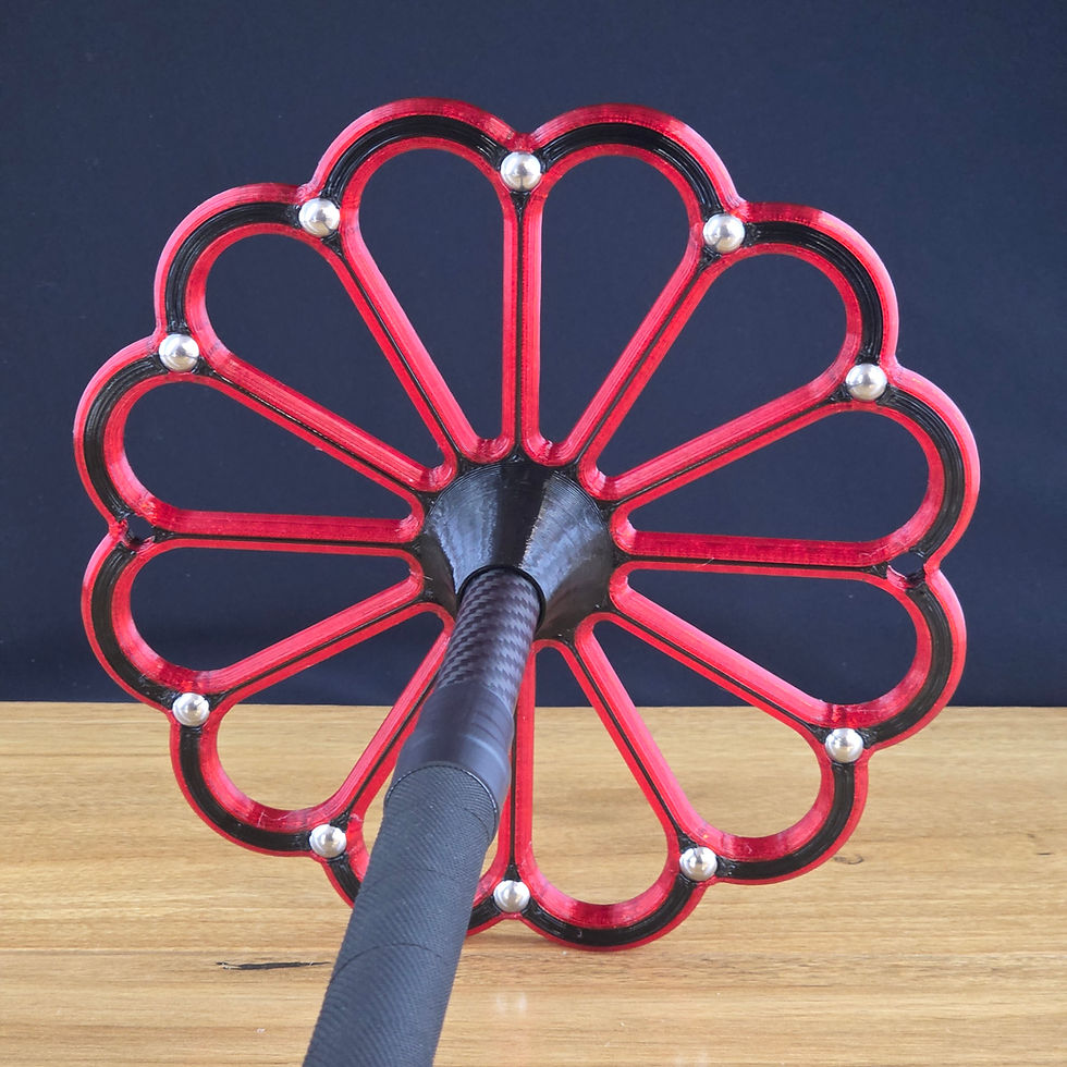 Thumbnail: Small 24cm Flower Dragonstaff (Single Piece Design)