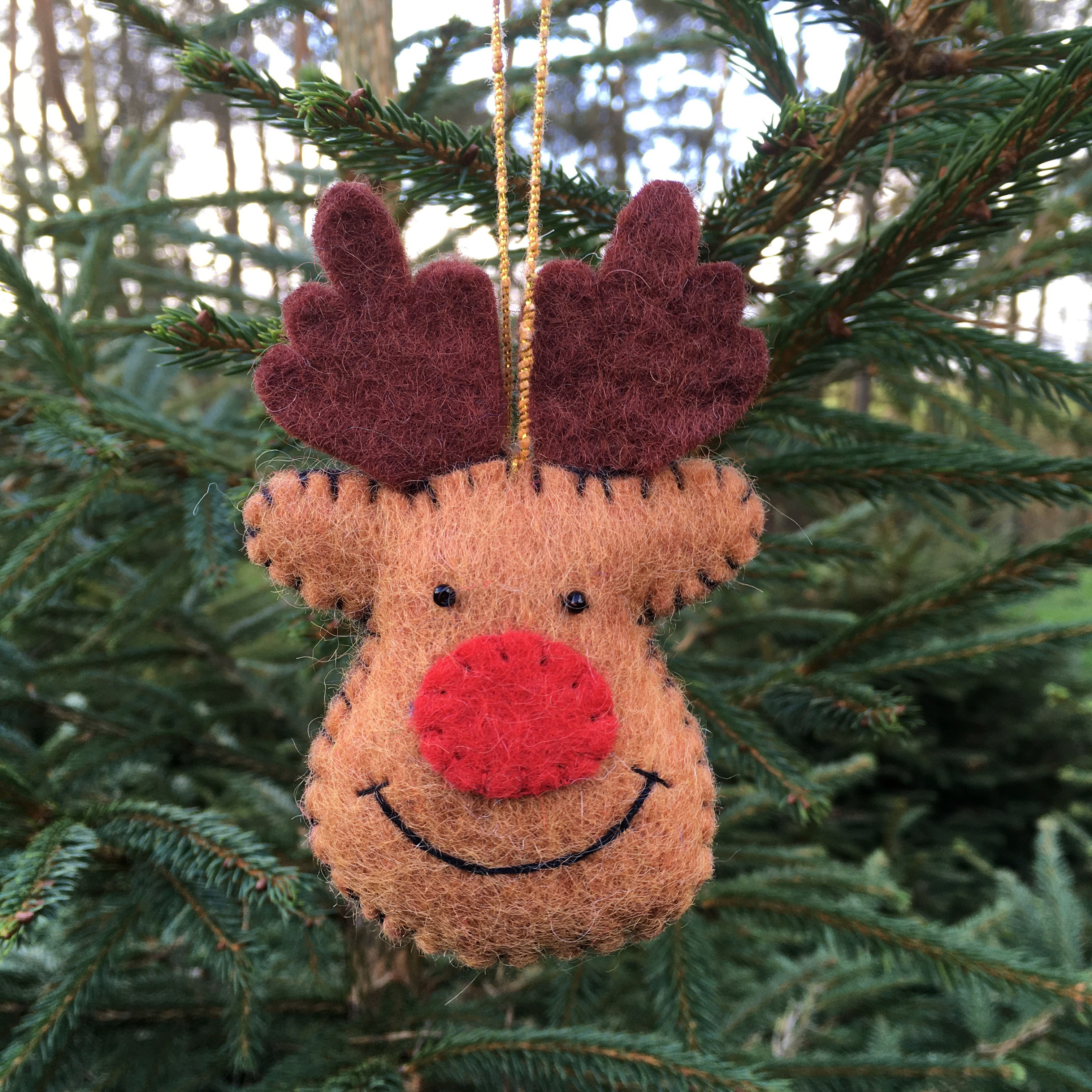 Rudolf tree hanging