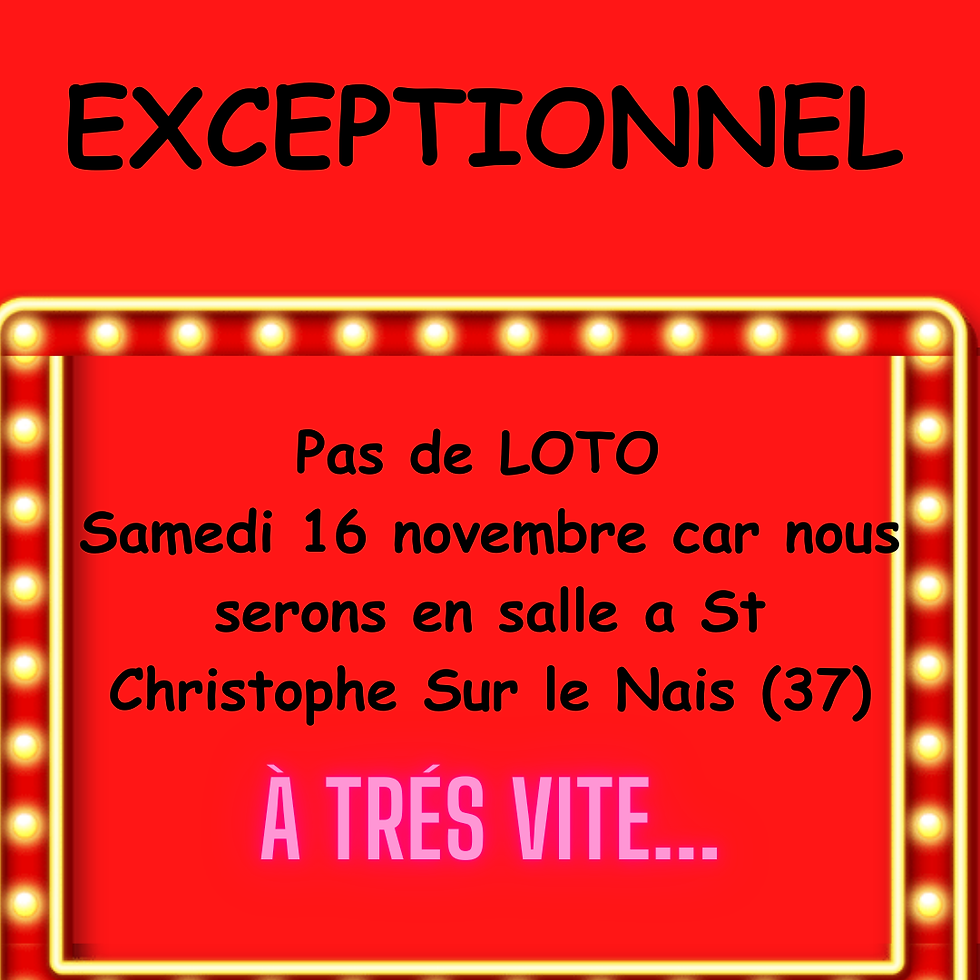 Samedi 16 Novembre 20h15