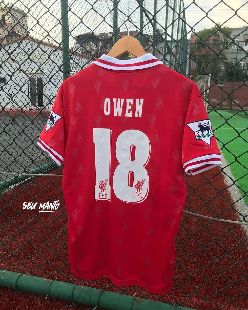 Miniatura: Liverpool home Retrô - 1996/1997 Owen 18
