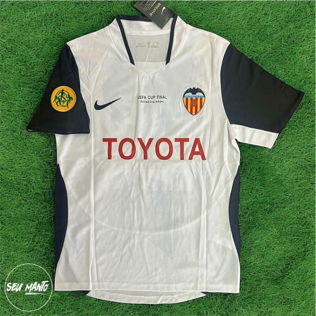 Valência Cf home retrô 2003-2004 / Final Copa da UEFA 