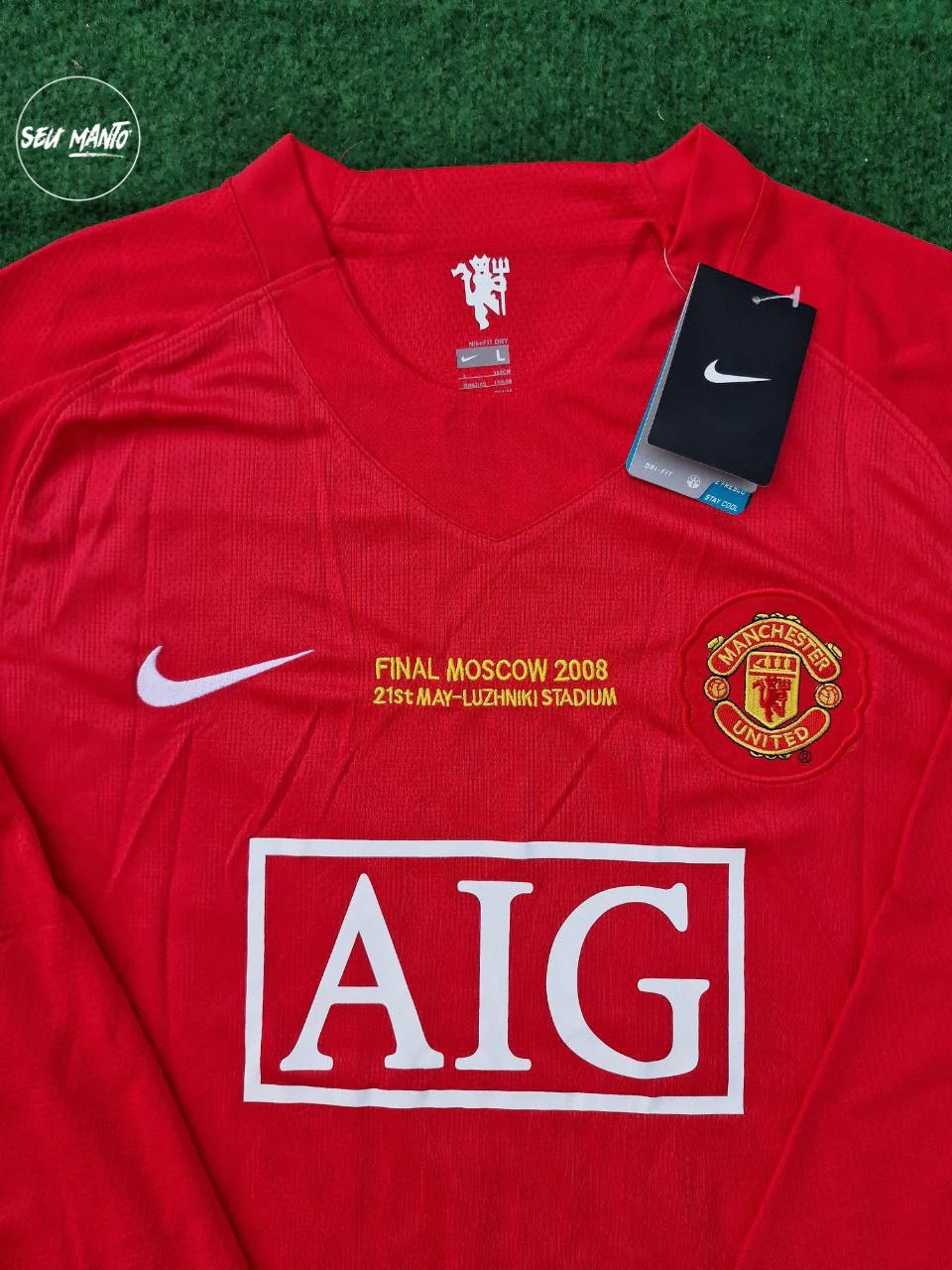 Thumbnail: Manchester United 2007/2008 Manga Longa  Final UCL 