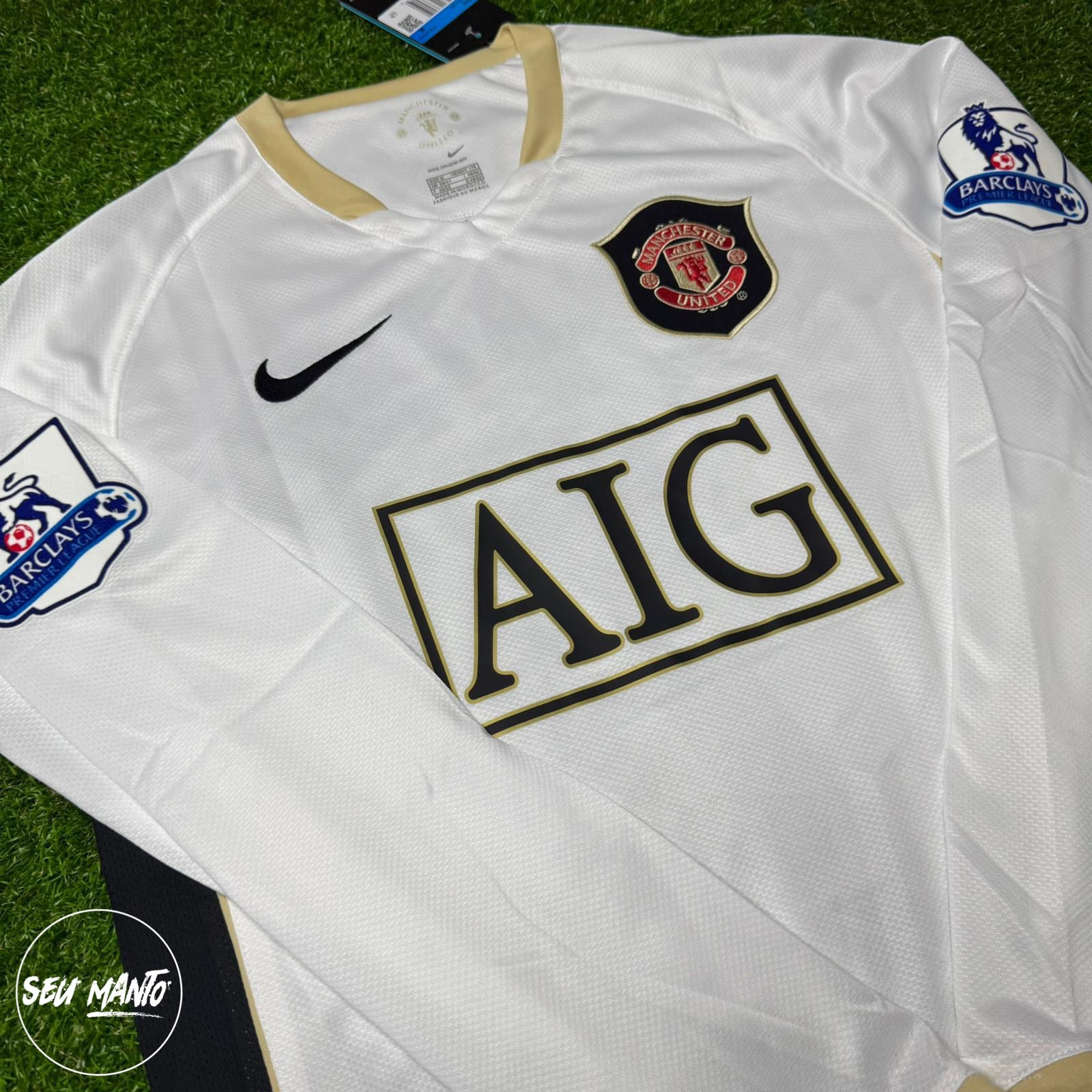 Manchester United away 2006/2007 Ronaldo 7 Manga Longa