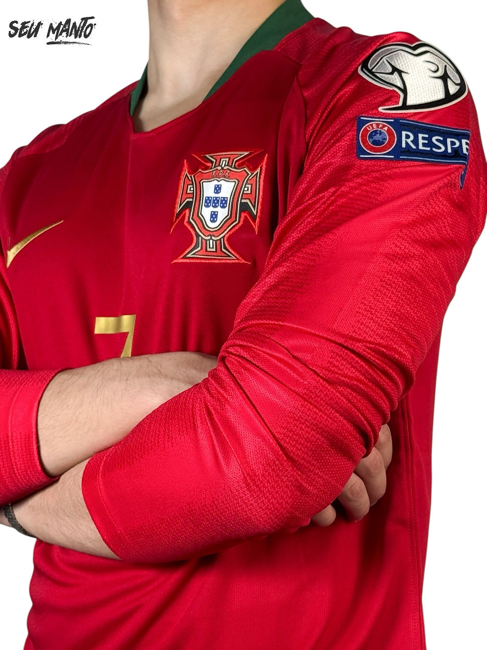 Thumbnail: Portugal home  - Euro 2016 Ronaldo 7 Manga Longa 
