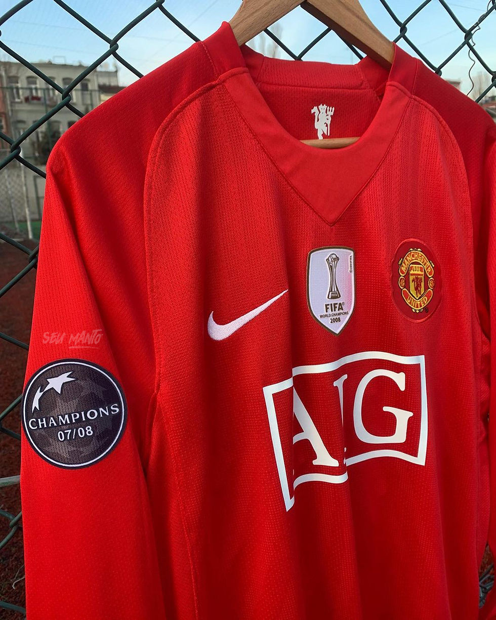 Miniatura: Manchester United Manga Longa 2007-2008