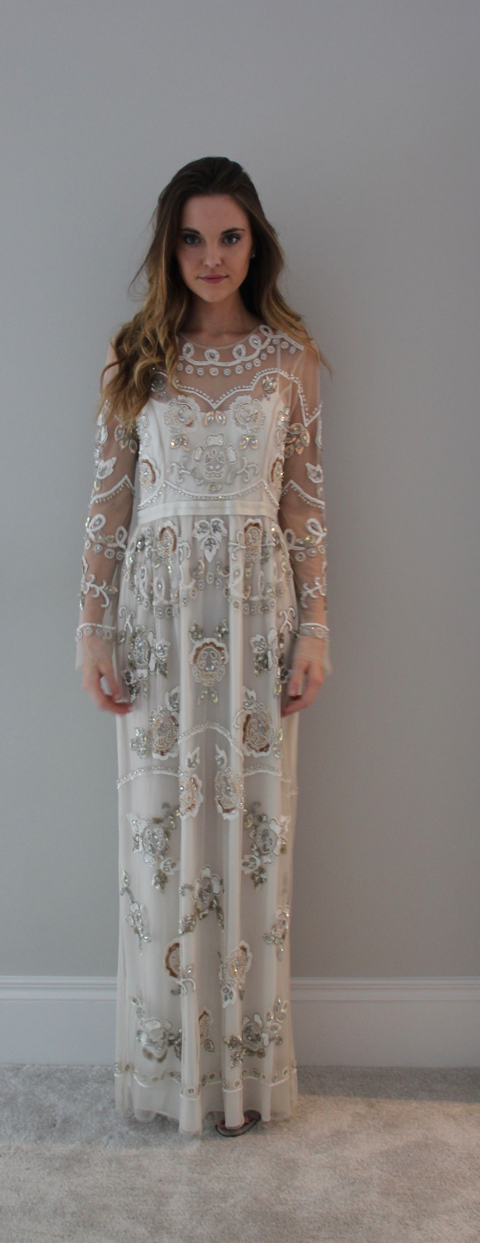 Thumbnail: Long Sleeve Embellished Formal