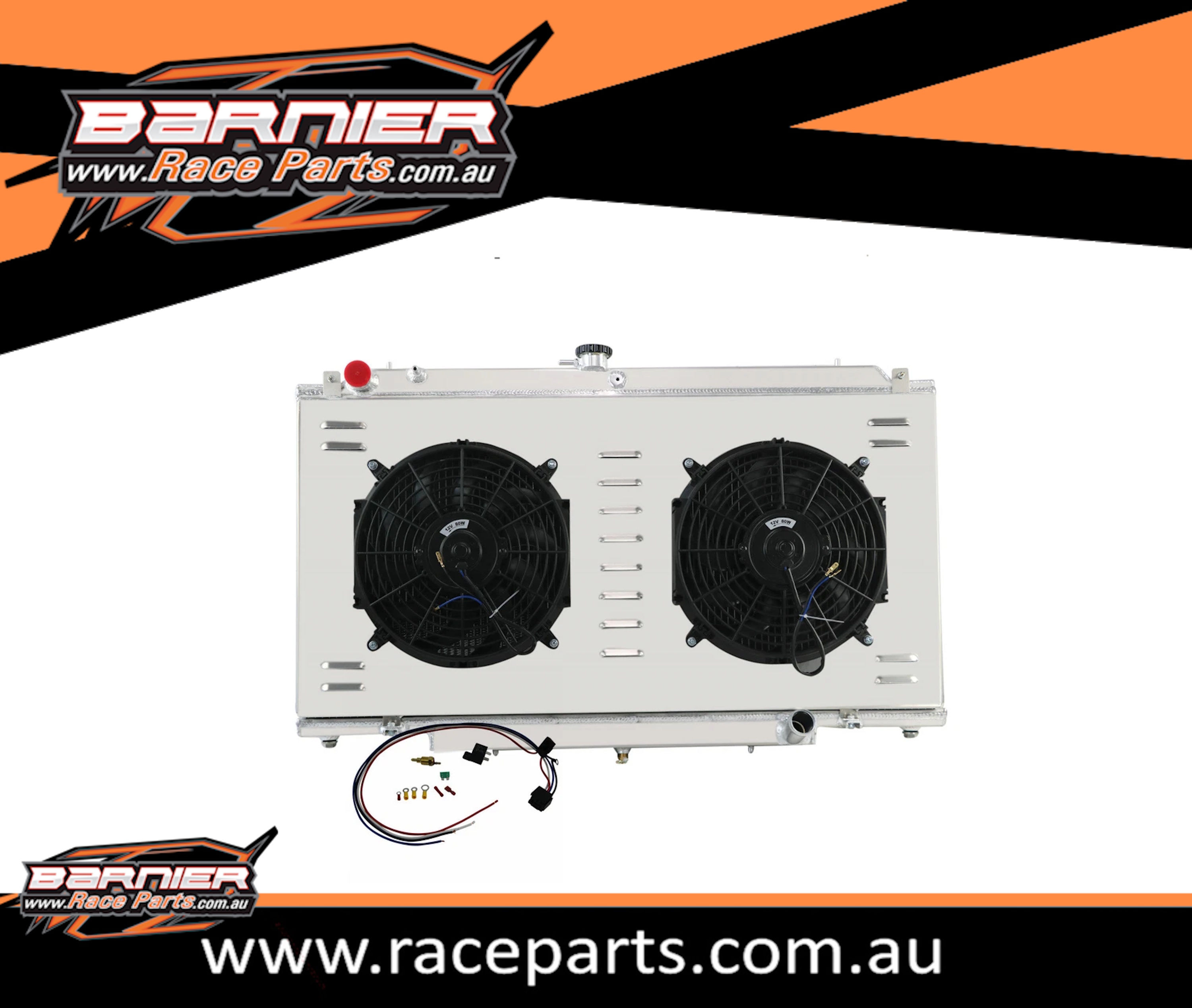 4Rows Radiator + Shroud EXTRA LARGE