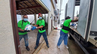 Comunidades baianas recebem segundo lote de cestas básicas doadas pela Braskem