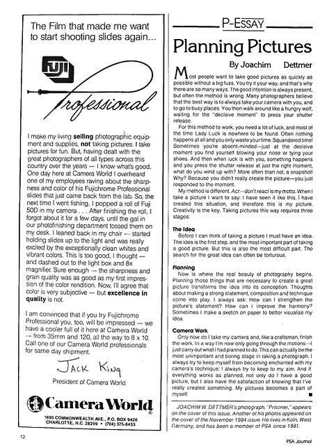 Planning pictures, Bilder planen