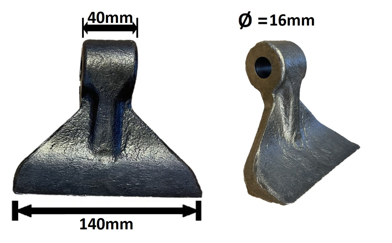 Verge Mower Hammer Blade