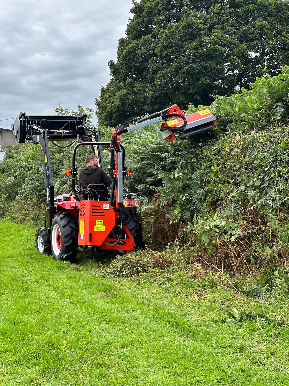 Thumbnail: Hedge Trimmer with flail/finger bar head