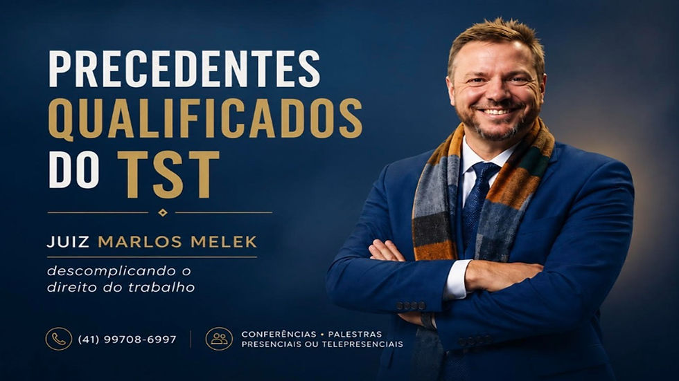 Associados da Rede Constrular participam de palestra com Marlos Melek sobre os novos precedentes do TST