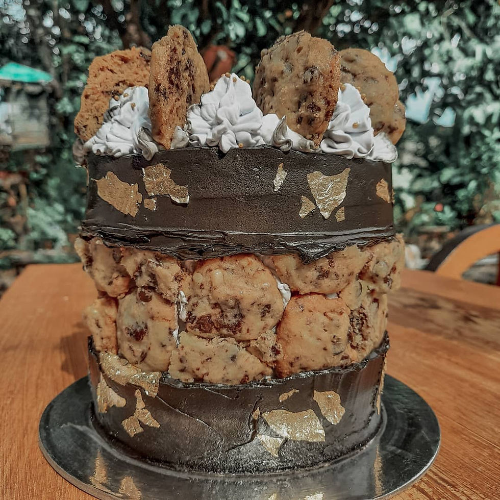 Cookie Fault cake