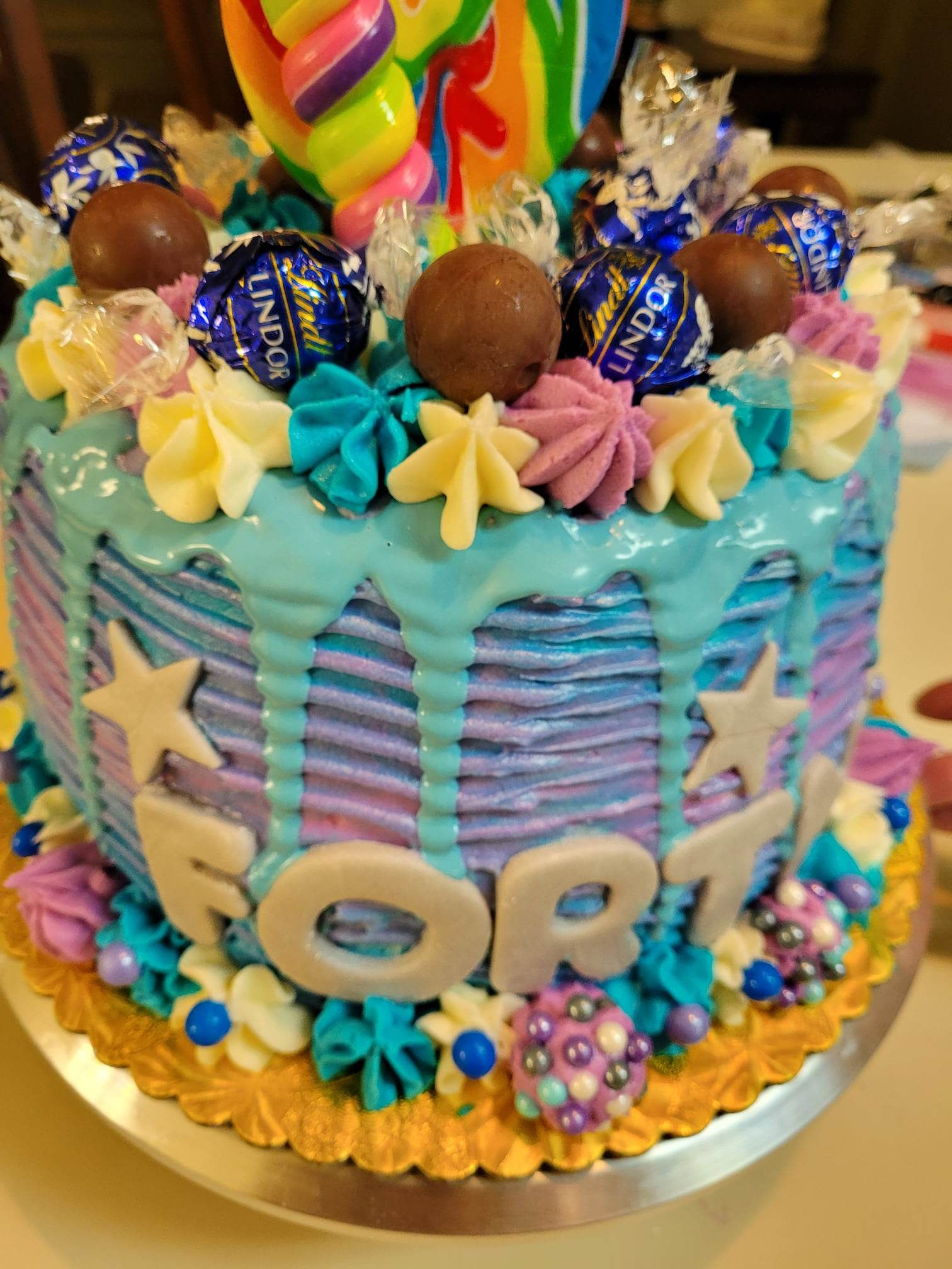 Keylime/Strawberry/Vanilla Cake