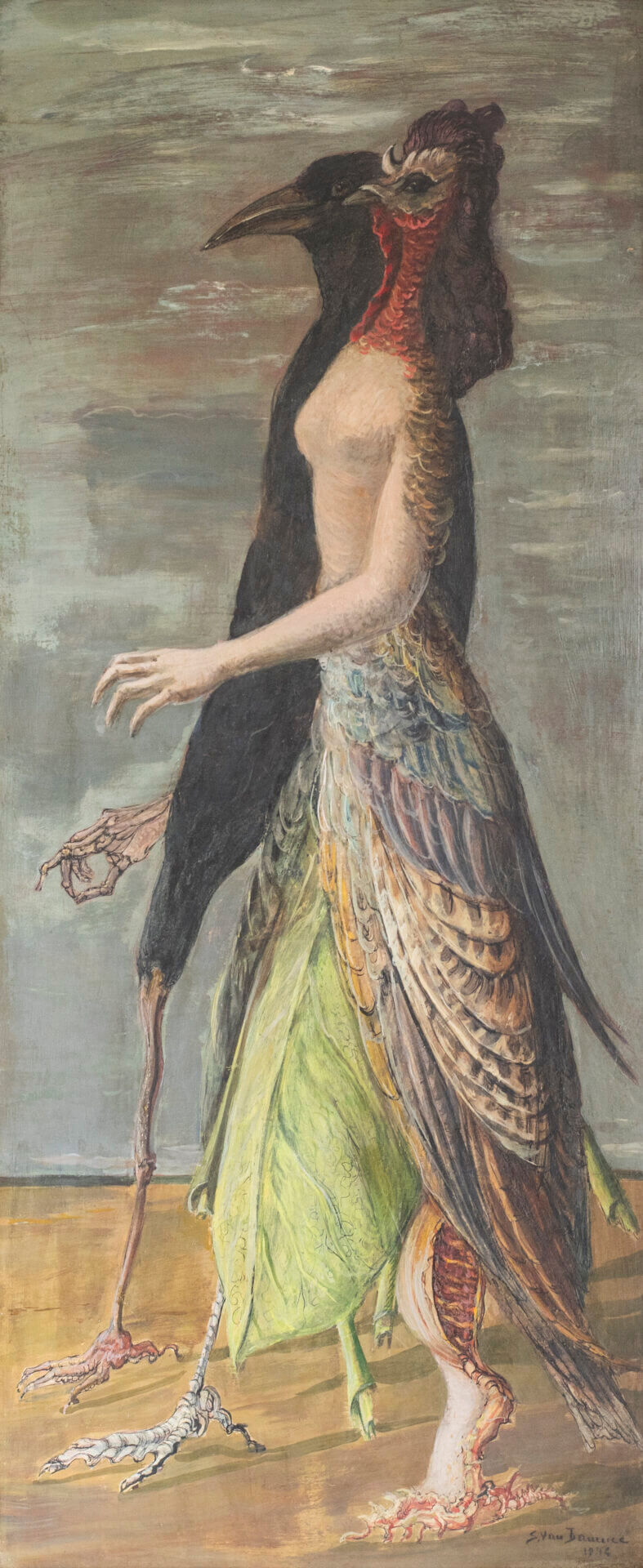Couple d’oiseaux anthropomorphes, 1946