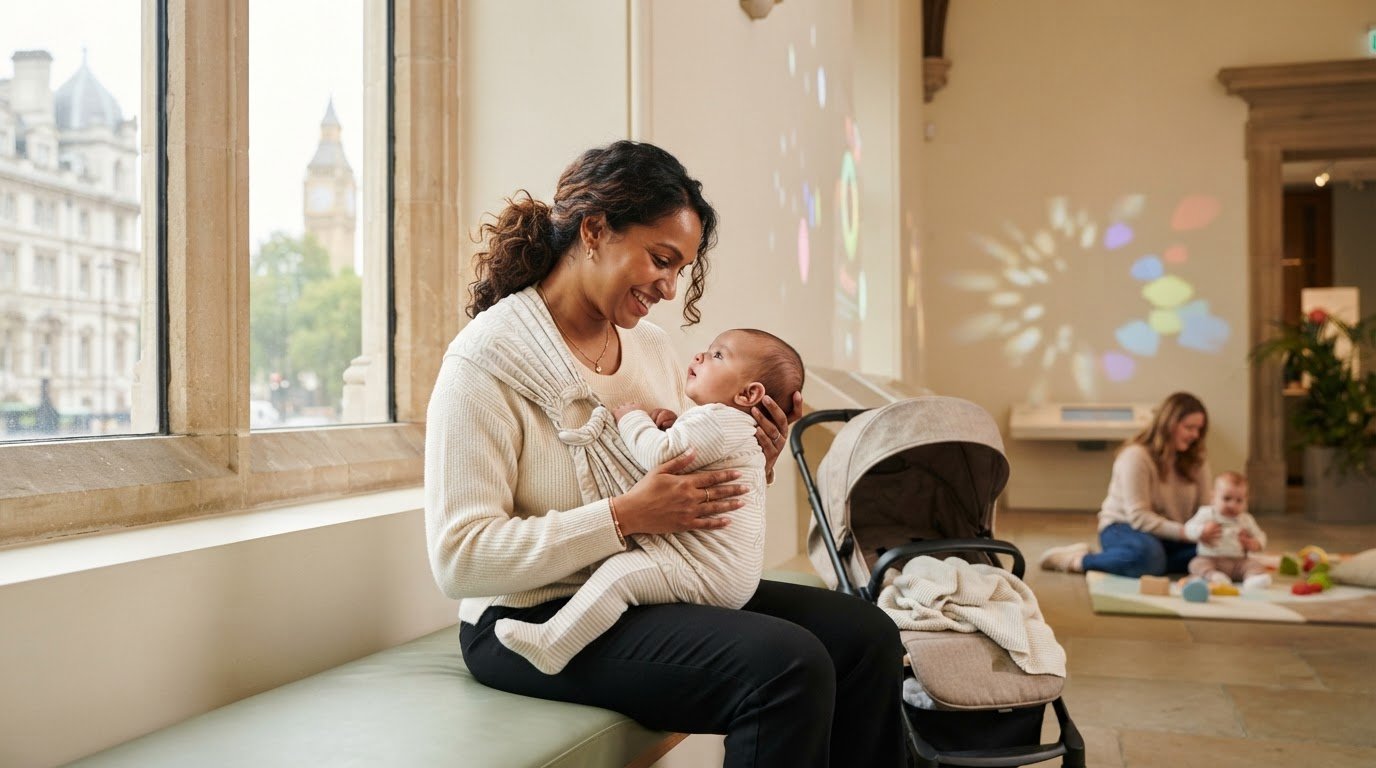 Baby activities for 3 month old London: free and paid indoor ideas