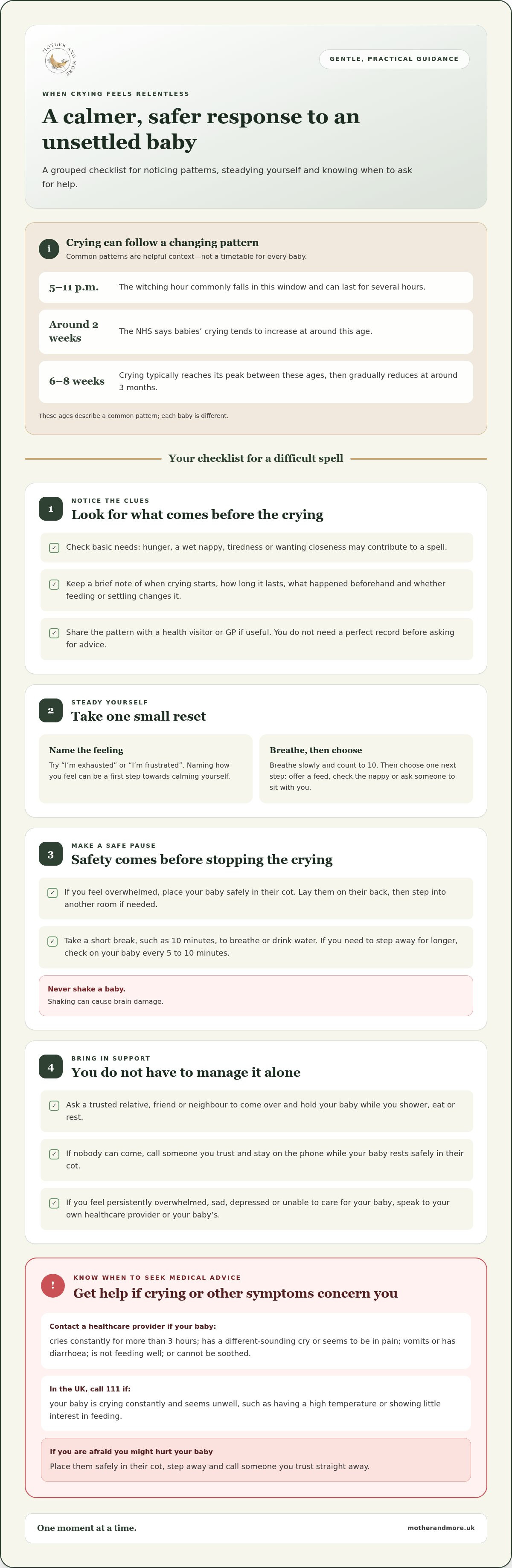 How to cope with a fussy baby