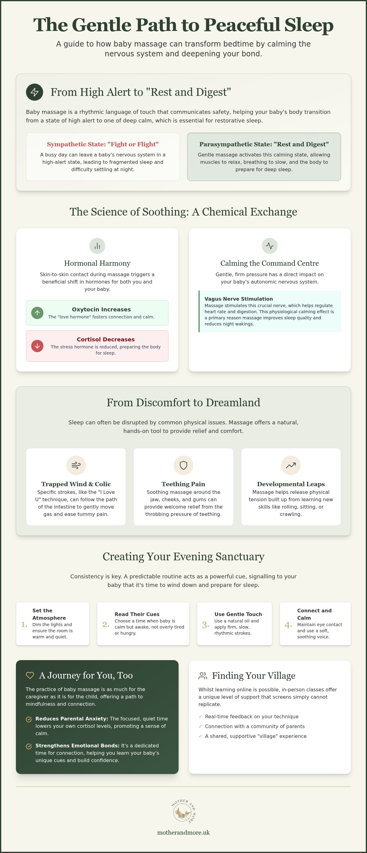Baby massage benefits for sleep