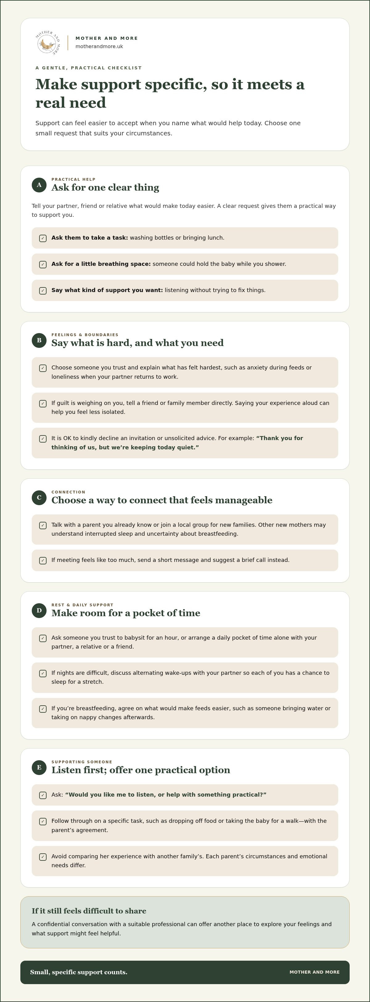 Managing overwhelm as a new mother