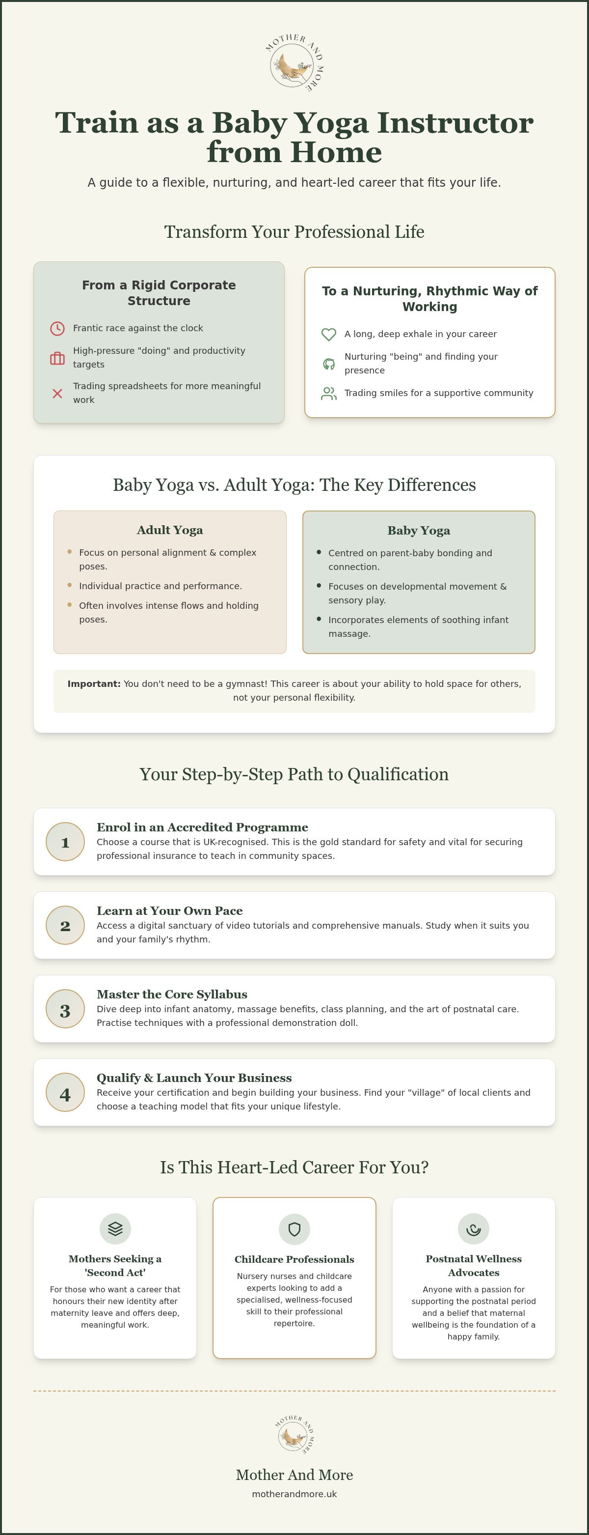 Train as a Baby Yoga Instructor from your own home