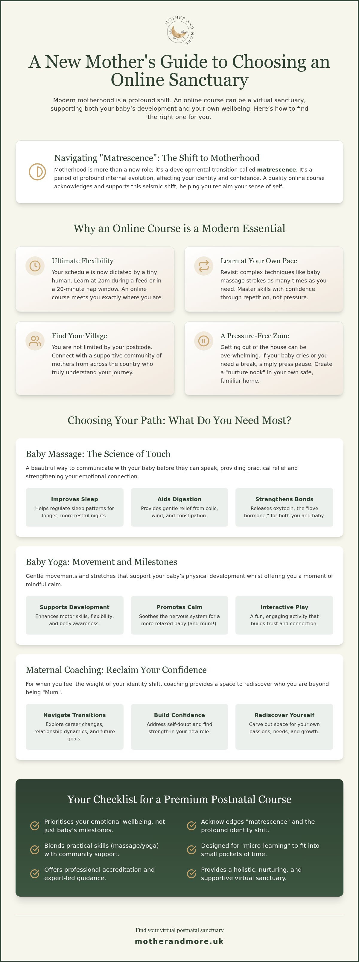 Online course for new mums