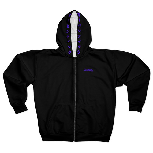 完璧) Kanzen Zip Hoodie - Purple | Awhthentic.com