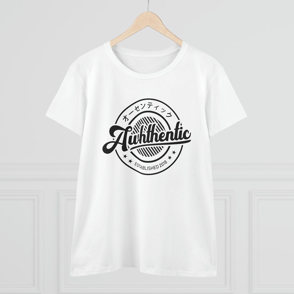 Thumbnail: Women's Awhthentic Midweight Cotton Tee