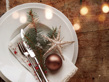 Festliches Weihnachtsdinner im 'Schwanen