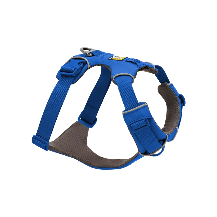 רתמת Ruffwear Front Range לכלב במידה S בצבע Blue Pool, מבט אלכסוני