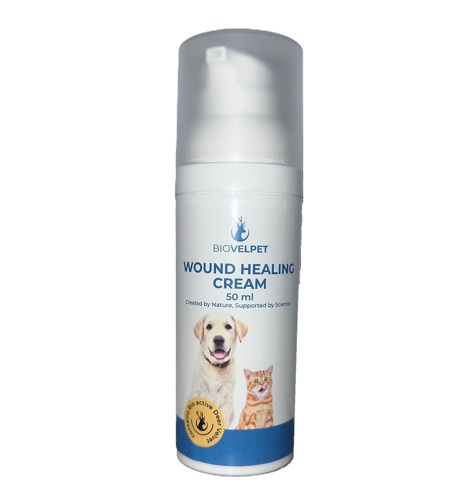 בקבוק משאבה של Velvet Wound Healing Cream לעור כלבים וחתולים, 50 מ״ל