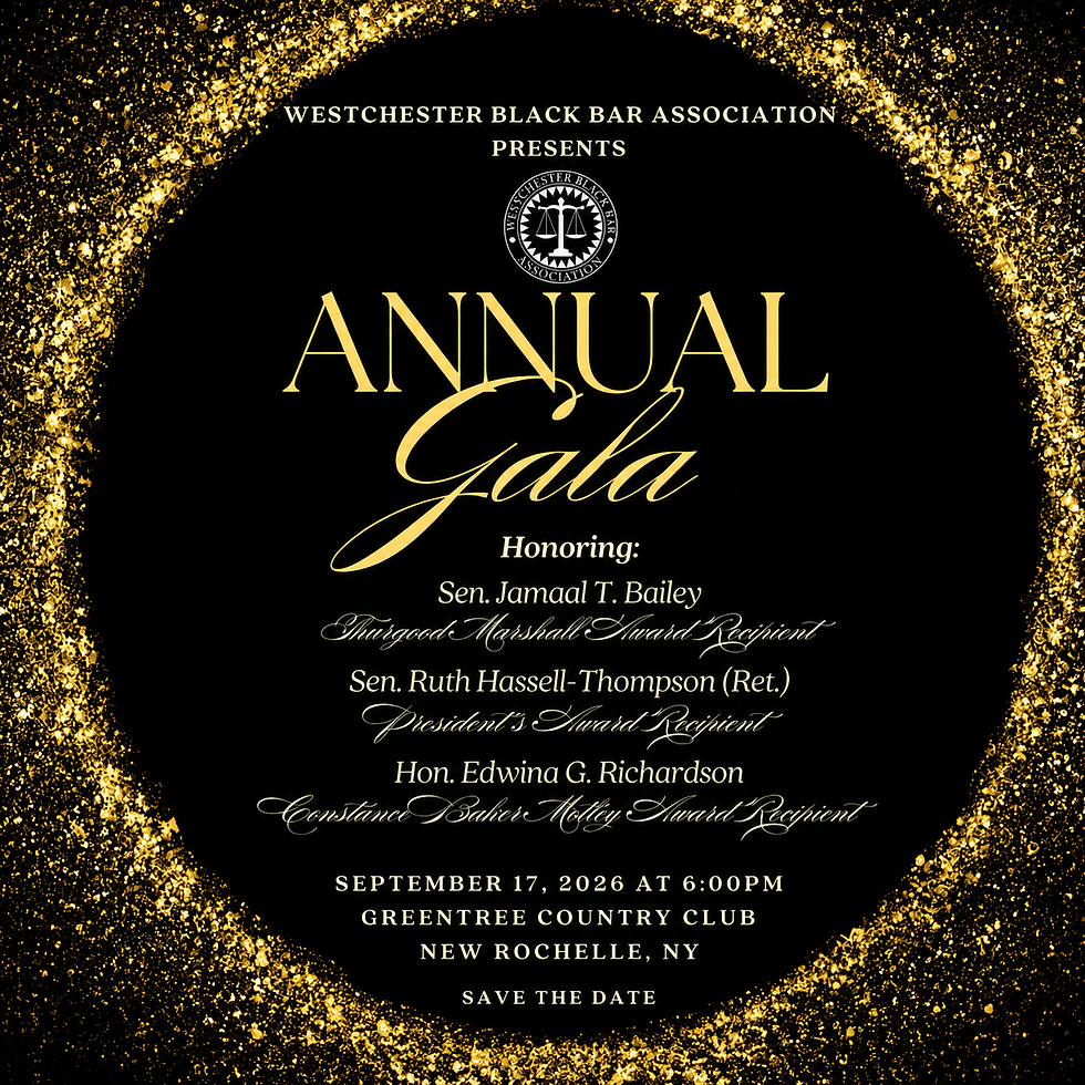 Westchester Black Bar Association Annual Gala