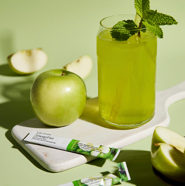 Thumbnail: EnergyFizz Ginseng Fizz Sticks - Green Apple Flavor