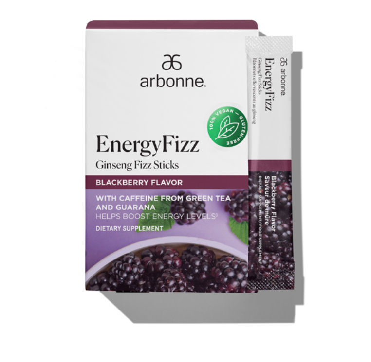 EnergyFizz Ginseng Fizz Sticks -Blackberry Flavor