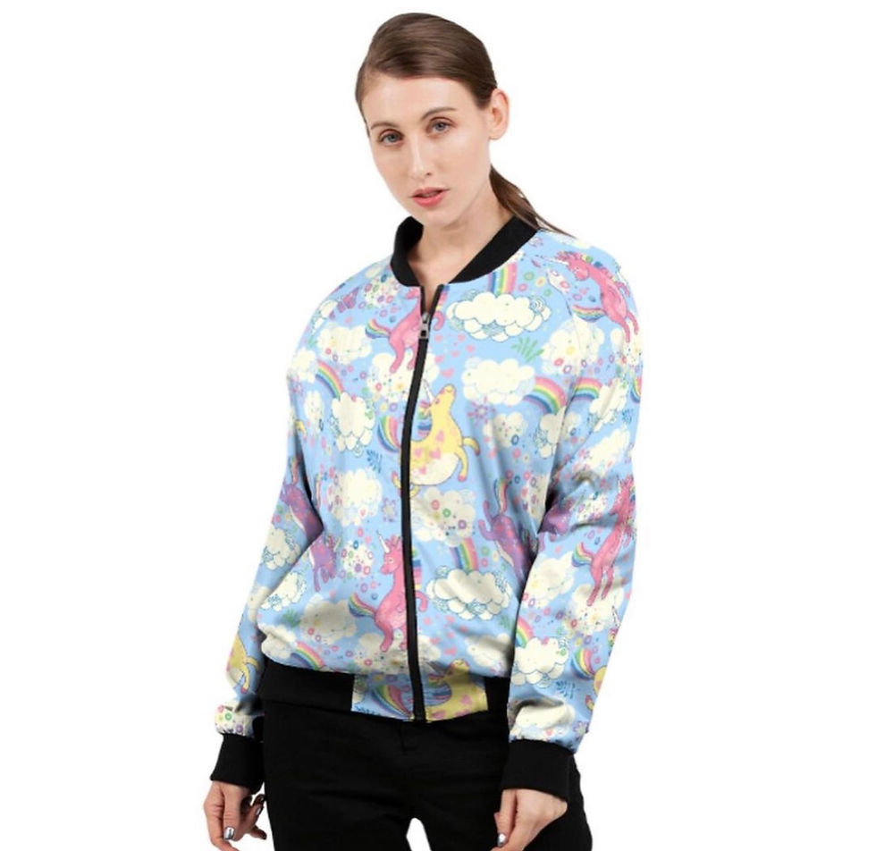 Thumbnail: MAGICAL UNICORN Bomber Jacket