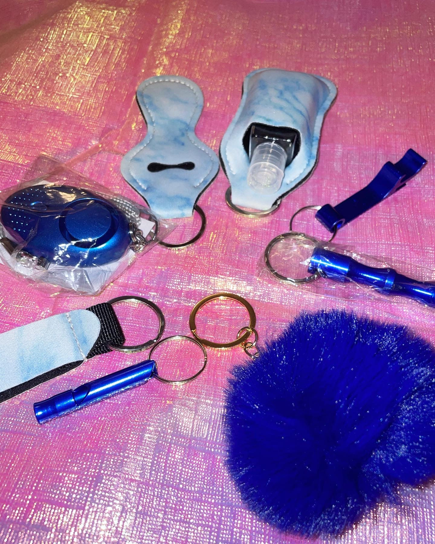 Womens Safety Keychain Set (Ocean Blue)