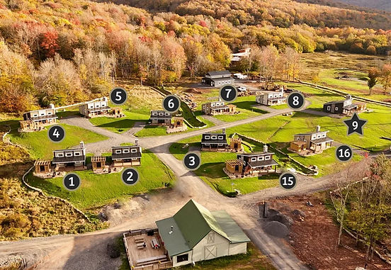 Valley View Cabin Resort map