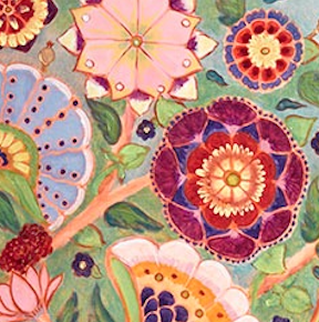 Detail from Sacred Marriage Tree of Life: https://www.blurootstudios.com/paintings/