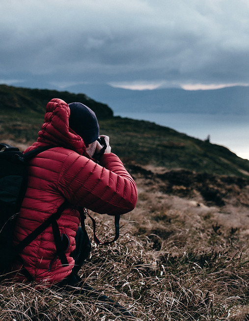 Fotograf in der Natur