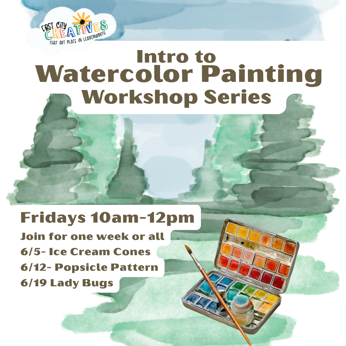 Intro Watercolor Painting Series