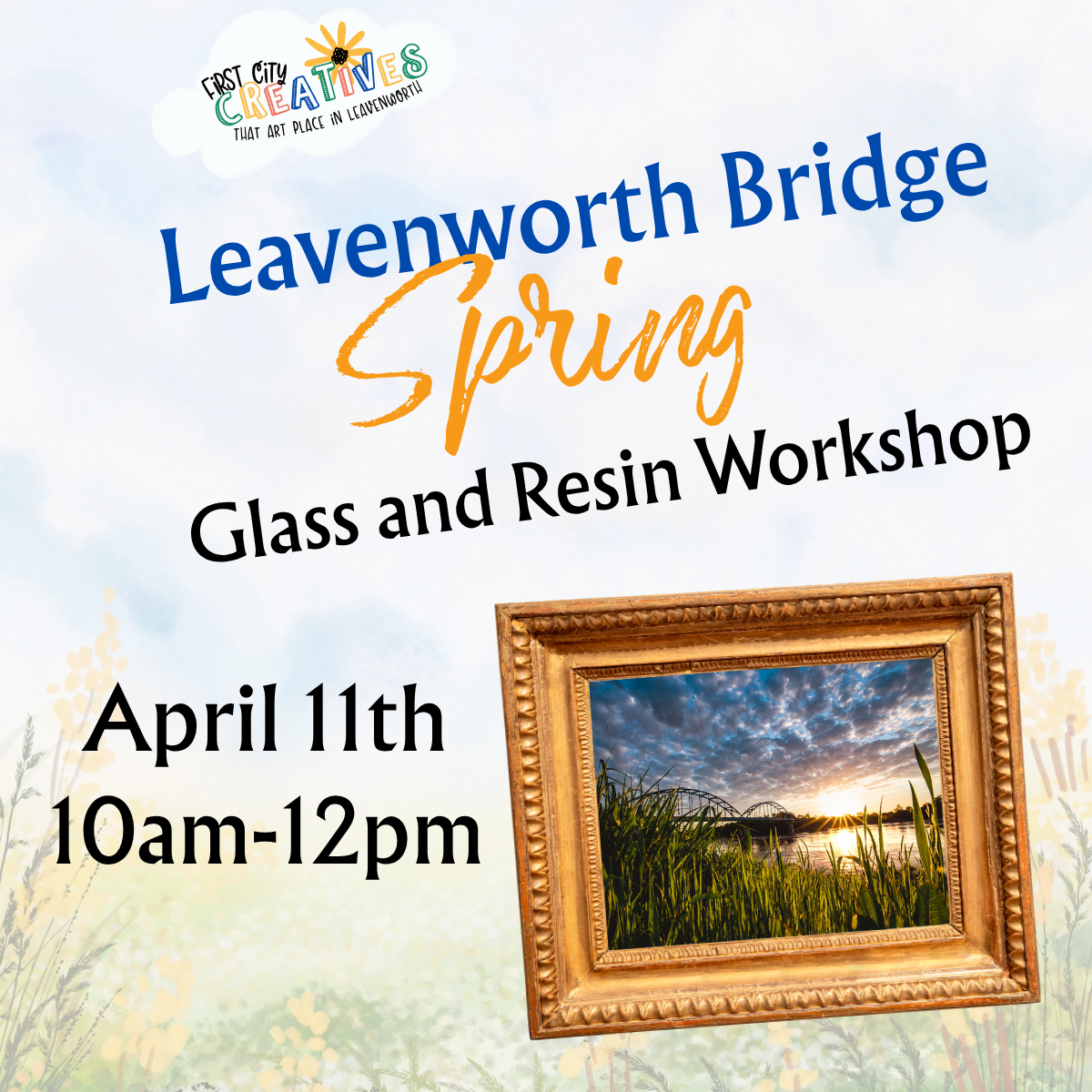 Crushed glass winter image workshop