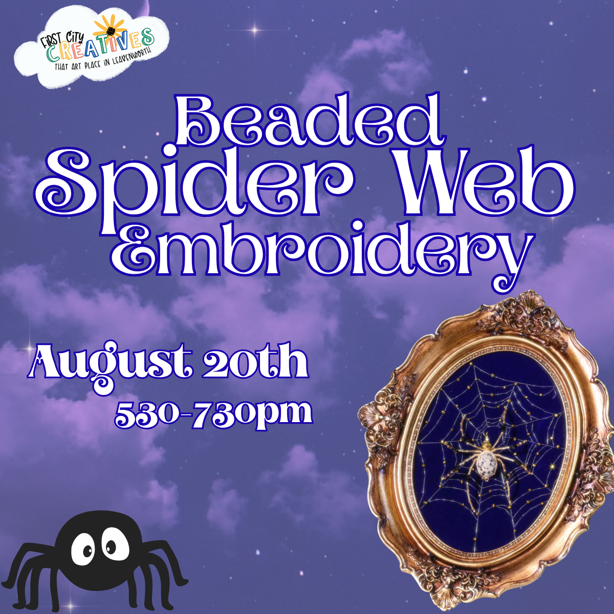 Spider Web Embroidery