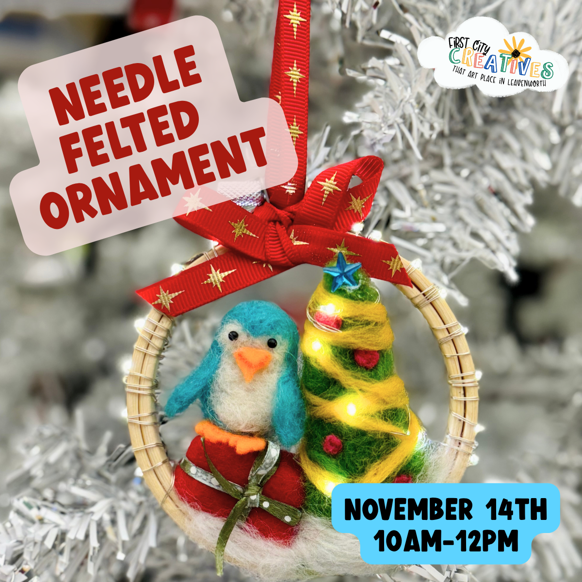 Needle Felted Ornament