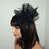 Thumbnail: Black crin Fascinator clip  557701