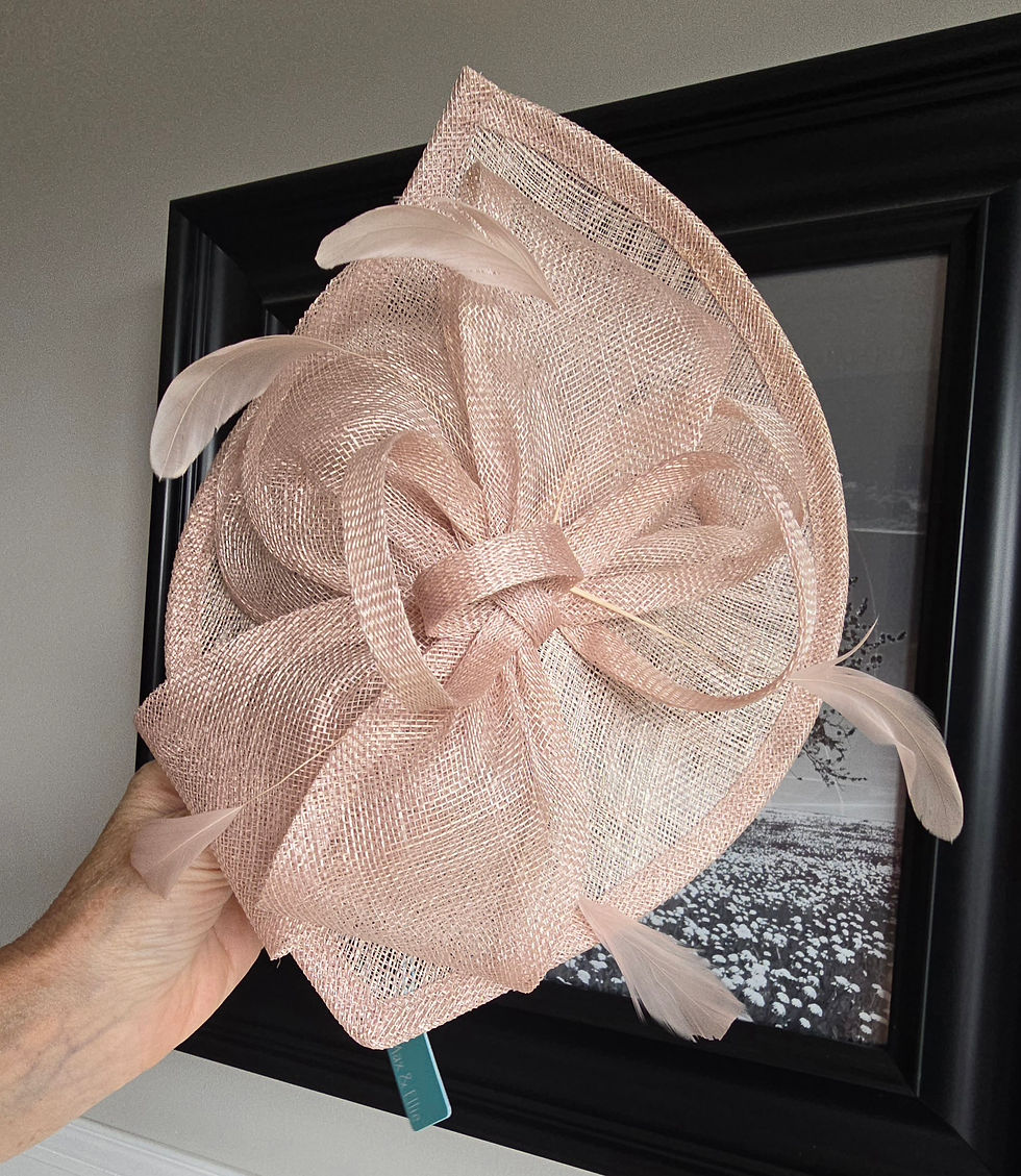 Thumbnail: Neutral Hatinator Hat on a band by Designers Max and Ellie