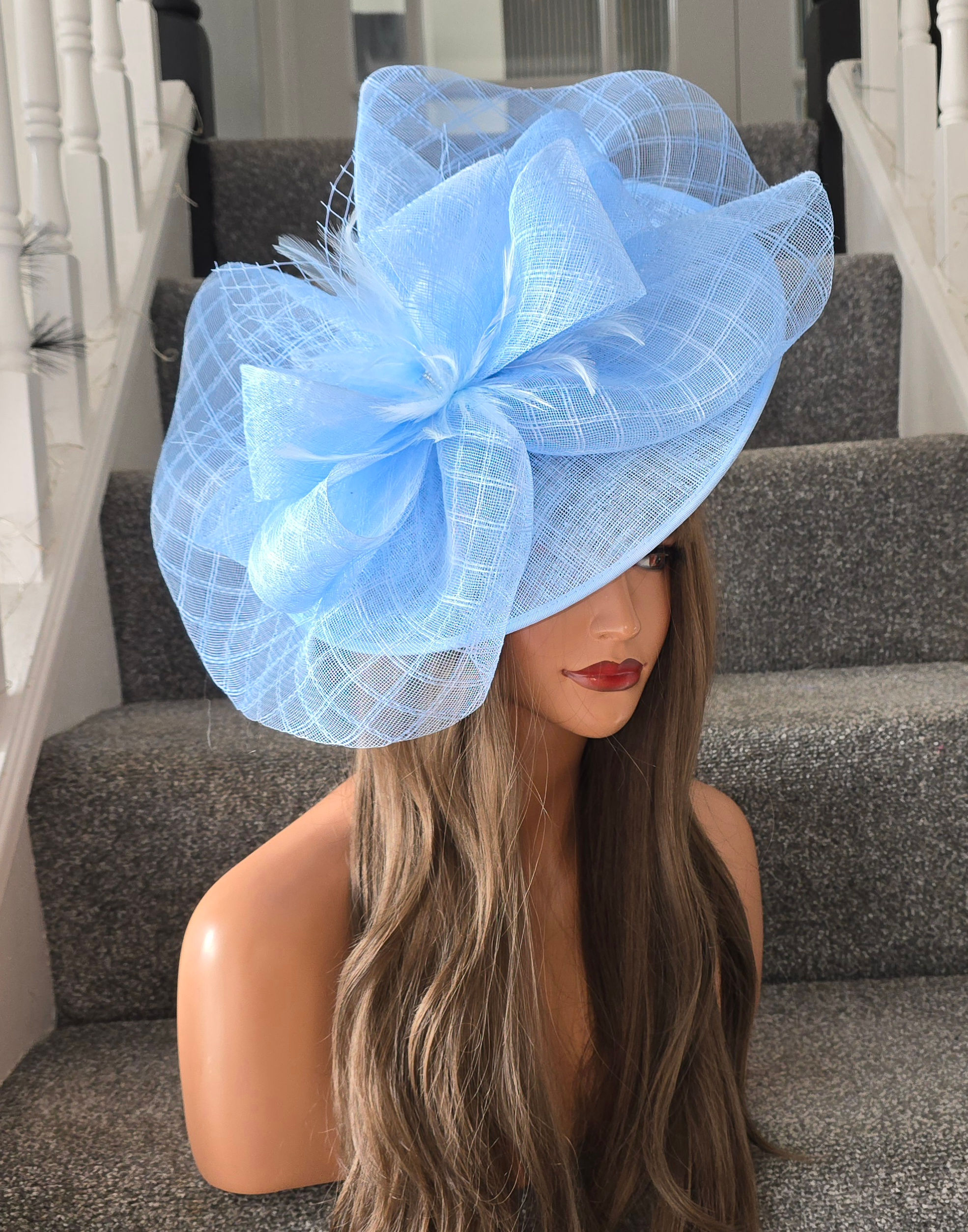 Sky Blue Hatinator Hat on a band 270326