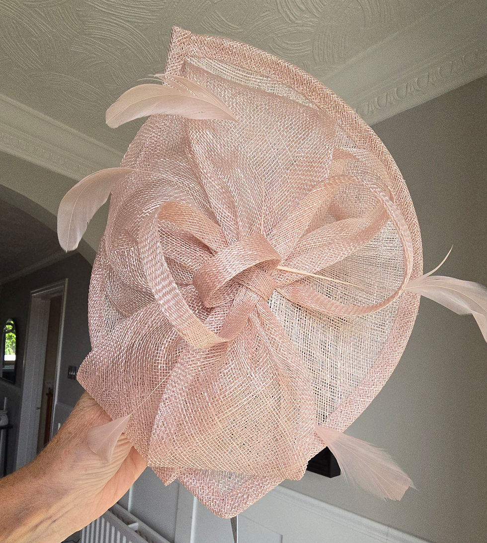 Thumbnail: Neutral Hatinator Hat on a band by Designers Max and Ellie