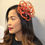 Thumbnail: Burnt Orange looped Fascinator comb 210323