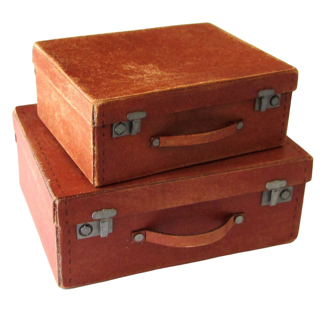 1/12th Scale Two Opening Suitcases Kit