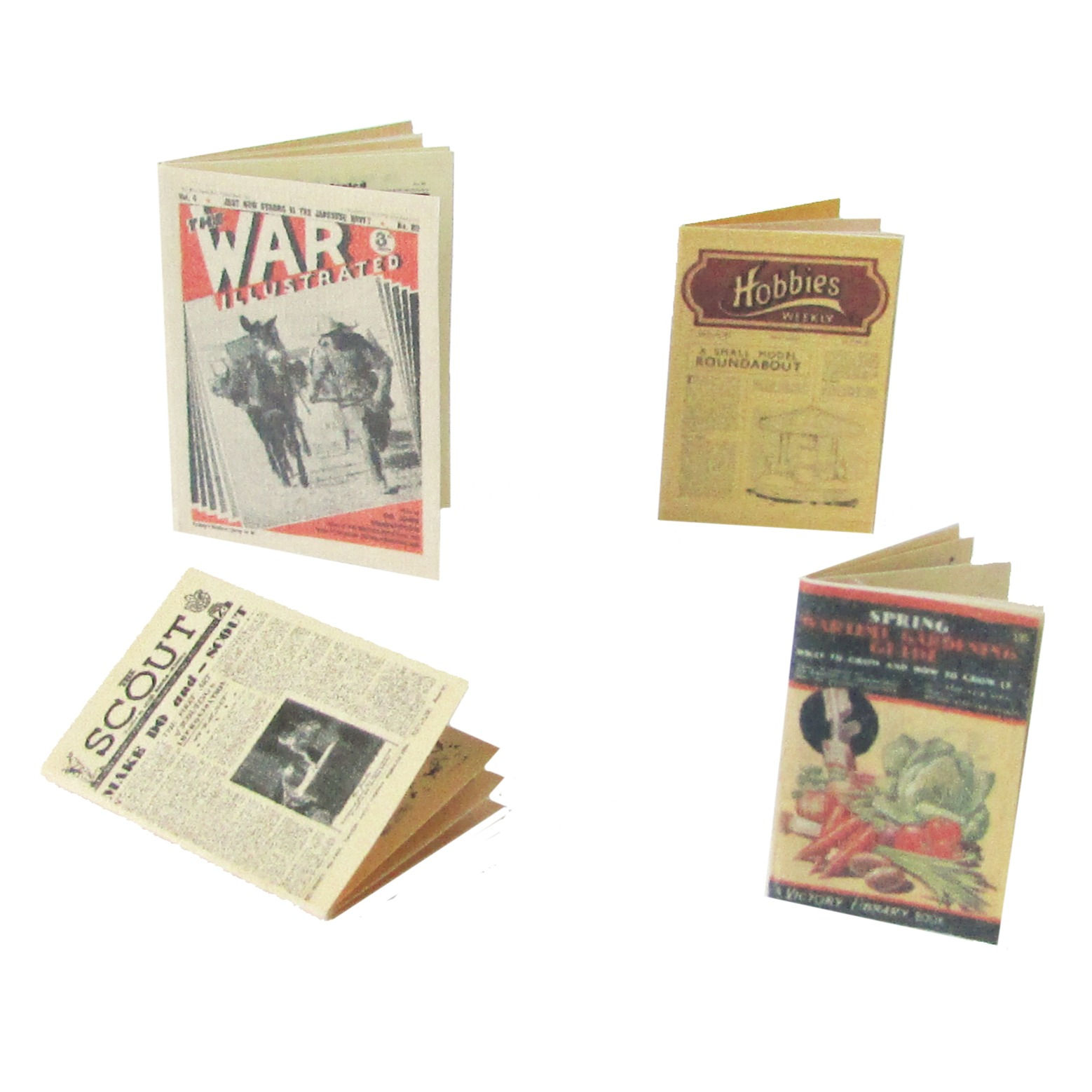 1/12th Scale Wartime Magazines Kit